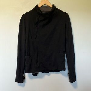 Ramblers Way 100% Rambouillet Wool Black Jacket